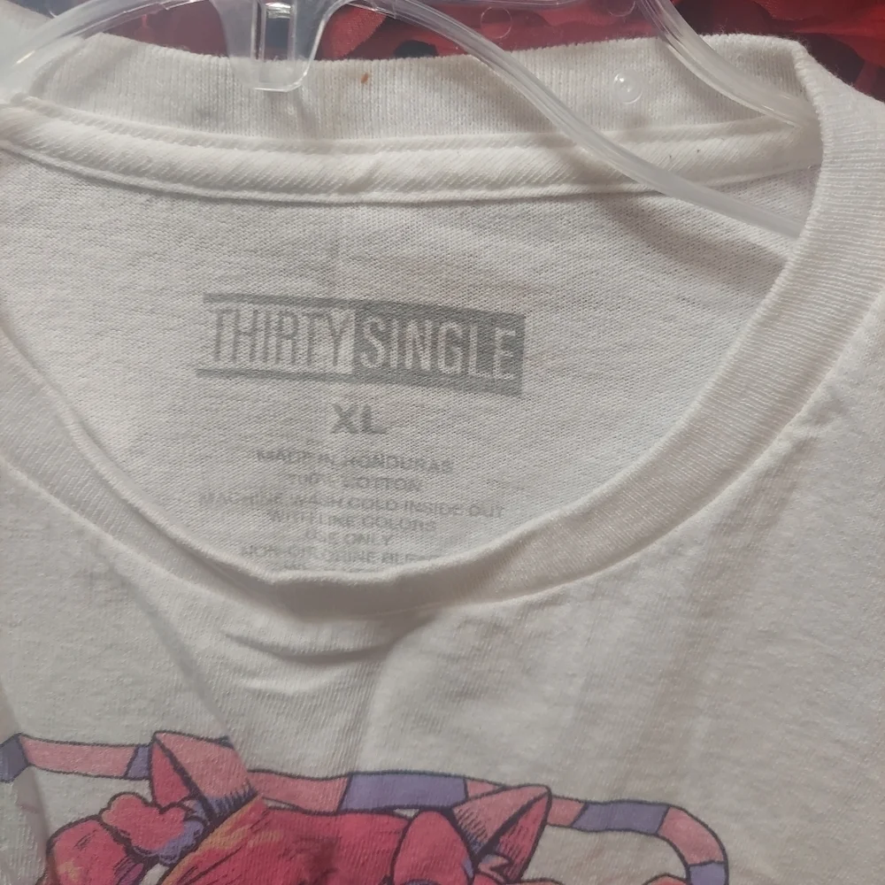 Thirty Single Women's Crop Tee Size X-Large with Character On front
